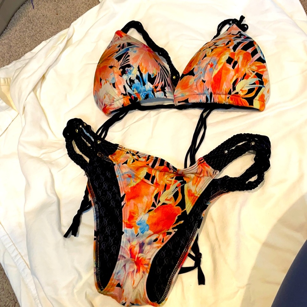 Victoria’s Secret Macrame Bikini Set Size Medium